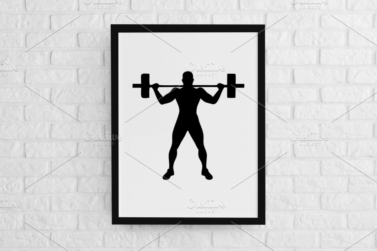 Fitness Silhouette SVG, a Sport Illustration by newminddesign (Photo 3 of 3)