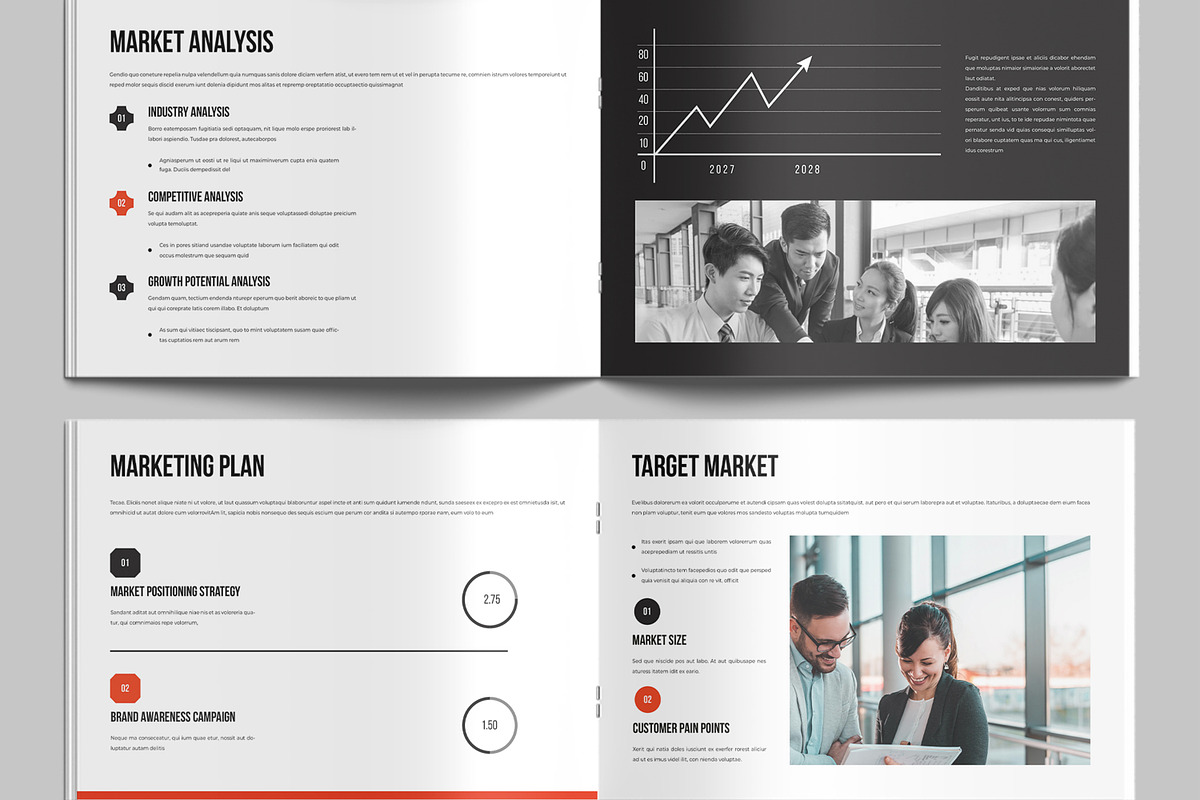 Corporate Business Plan Template, a Brochure Template by MightyDesign (Photo 5 of 9)