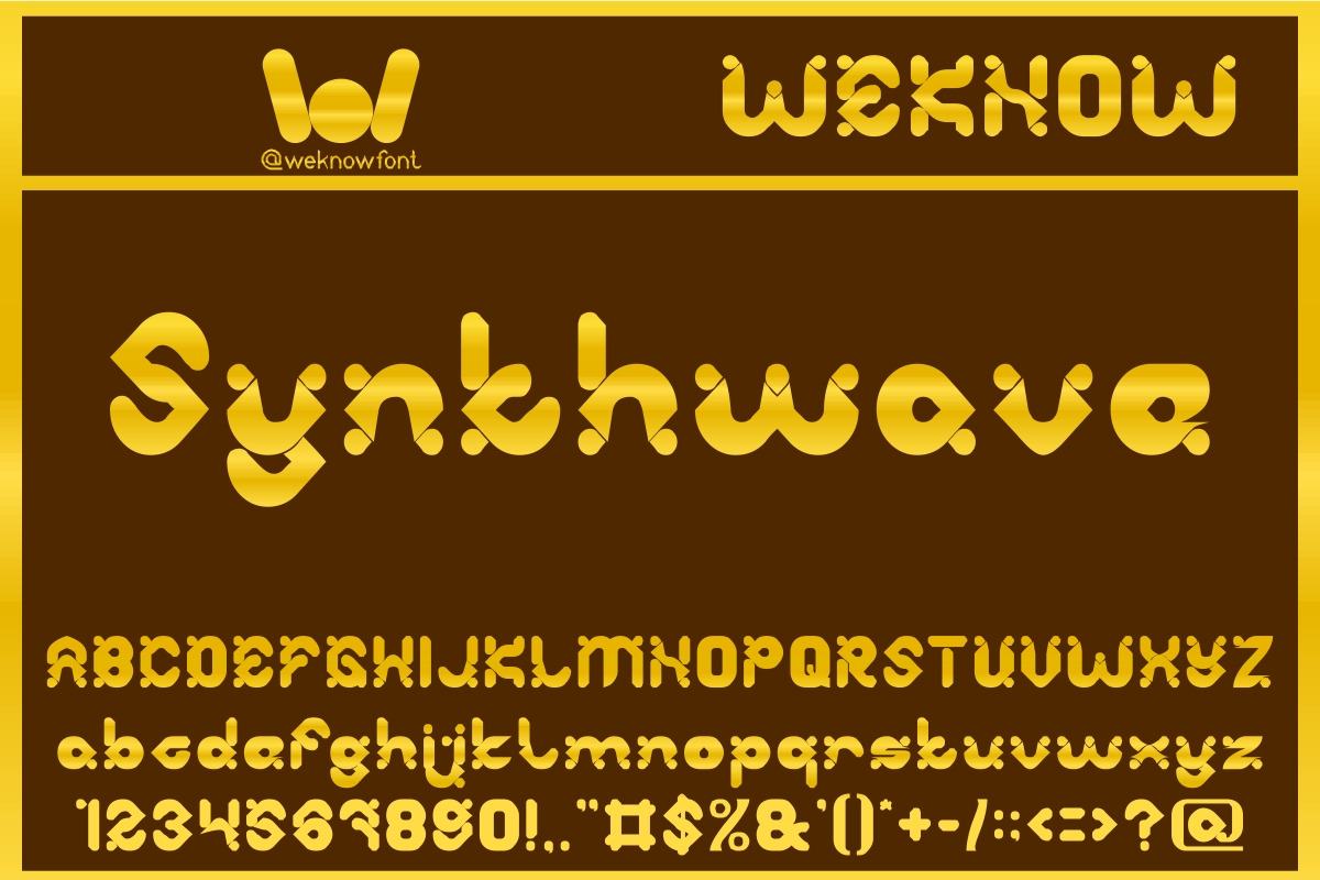Electro Pop font, a Font by weknow (Photo 3 of 8)
