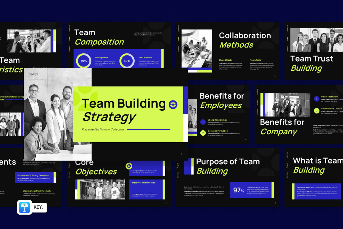 Team Building Strategy Keynote, a Presentation Template by Loin Studio (Photo 1 of 4)