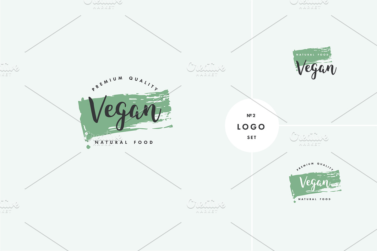 Organic, natural and vegan badges, a Branding & Logo Template by oxygen_8 (Photo 5 of 7)