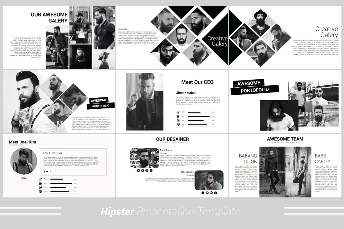 Hipster Keynote Template, a Presentation Template by Presentation Official (Photo 5 of 12)