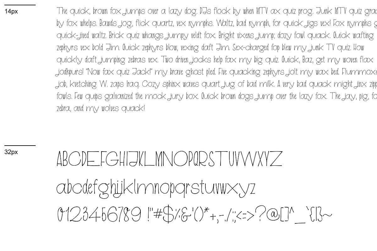 EGRANDE - Hand-Drawn Varied Font preview 3