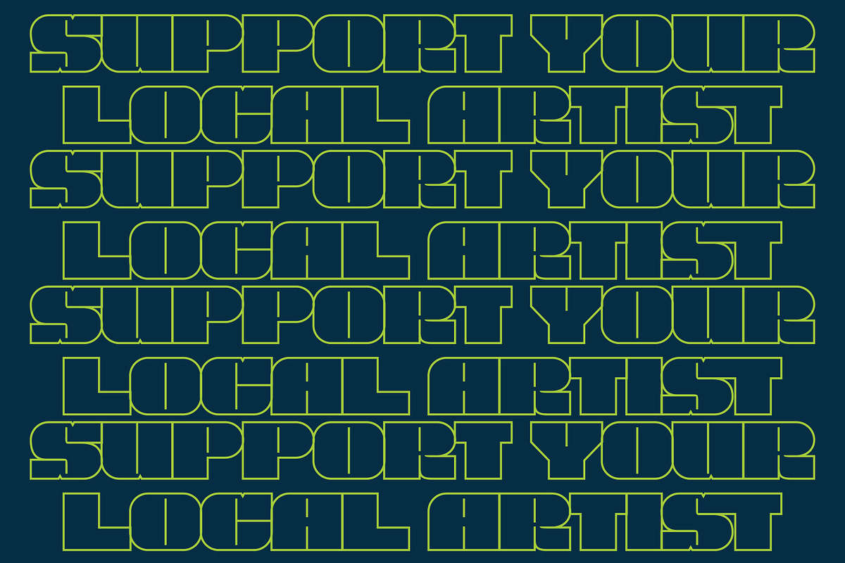 KREAK - BOLD DISPLAY FONT, a Symbol Font by tebaltipislab (Photo 14 of 16)