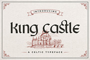 King Castle - Celtic Font, a Font by Typefactoryco (Thumbnail 1 of 10)