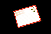 Red Gradient Christmas Greeting Card, a Card Template by Neermana (Thumbnail 3 of 4)