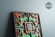 Binary Bloom mandala dxf file, laser, a Design Template by SwastikDesignsCrafts (Thumbnail 2 of 6)