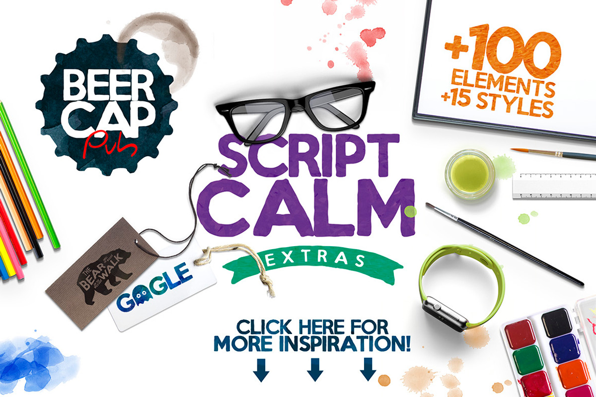 Script Calm + 100 Elements + Bonus preview 2