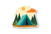 Outdoor Camping Tent Vector Pack, an Object Graphic by Designs_River (Thumbnail 11 of 13)