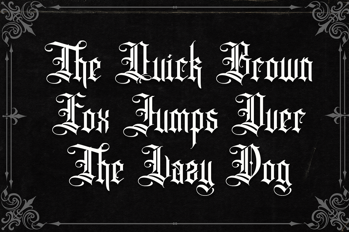 King Butcher, a Blackletter Font by dansdesign (Photo 5 of 6)