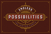 The HIPTON, a Sans Serif Font by Ilham Herry (Thumbnail 2 of 8)