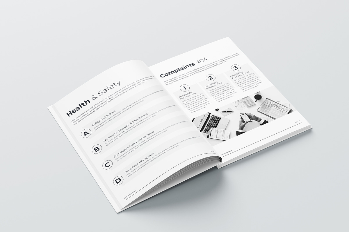 Employee Handbook | Word & Indesign, a Brochure Template by obayes (Photo 18 of 20)
