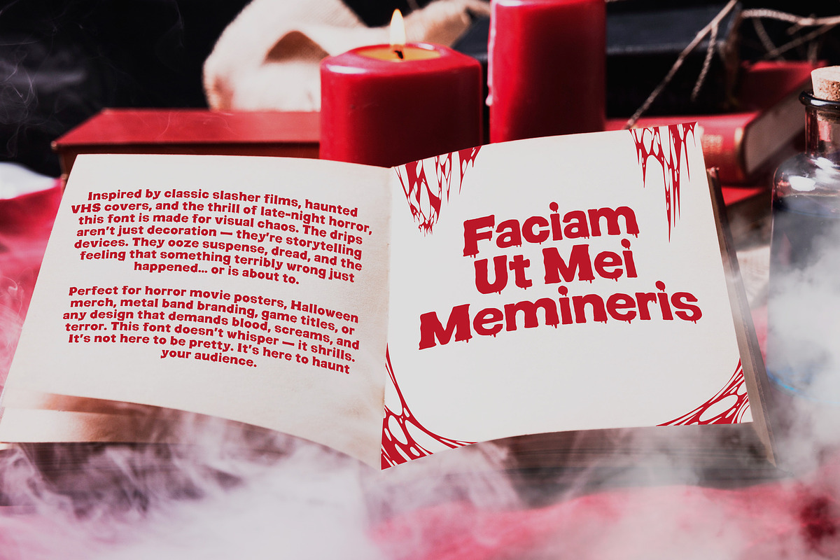 Blood Melt - Horror Hisplay, a Serif Font by Brand_Hero (Photo 7 of 10)