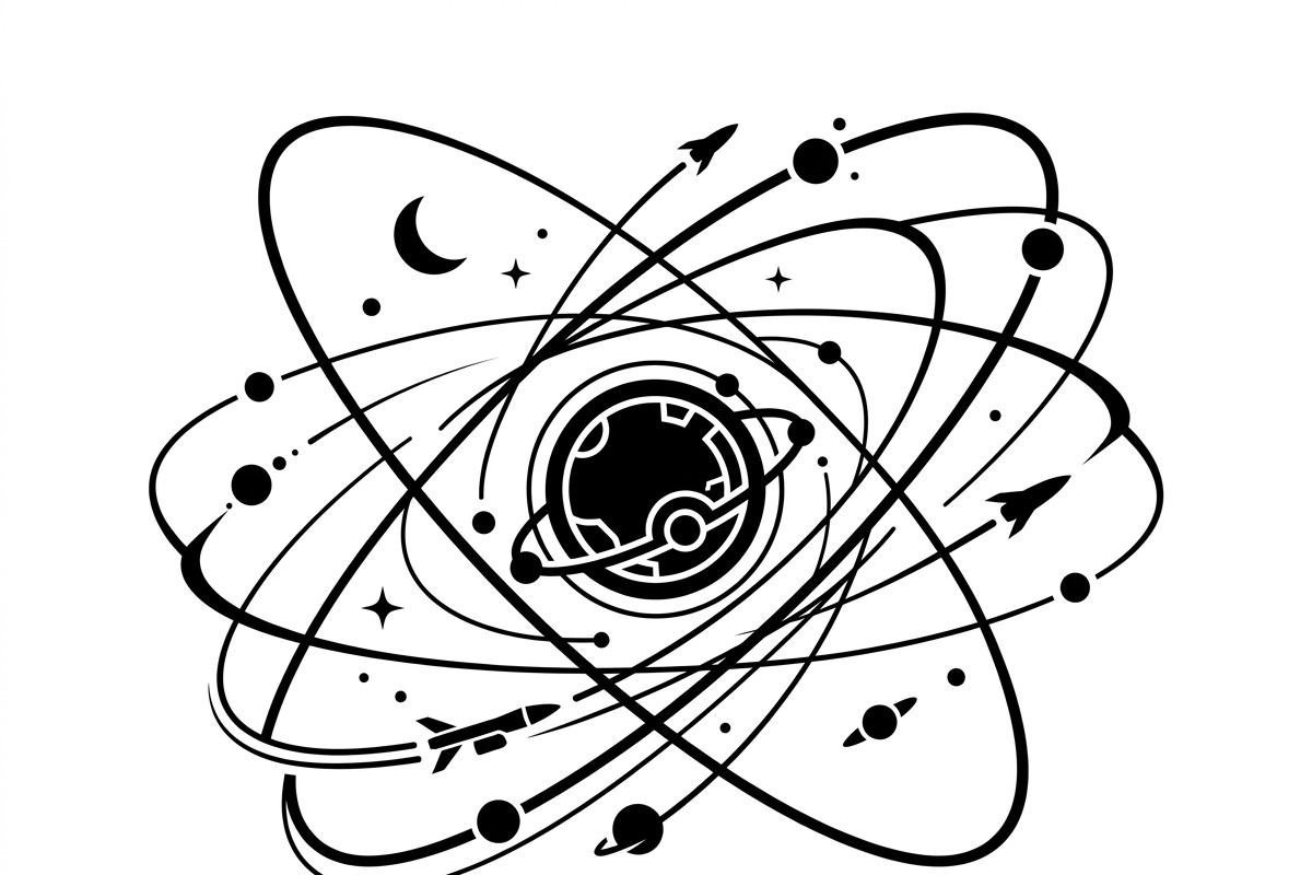 60 Planet Orbit Abstract Silhouette, an Empty State Illustration by Amazin_art (Photo 21 of 35)