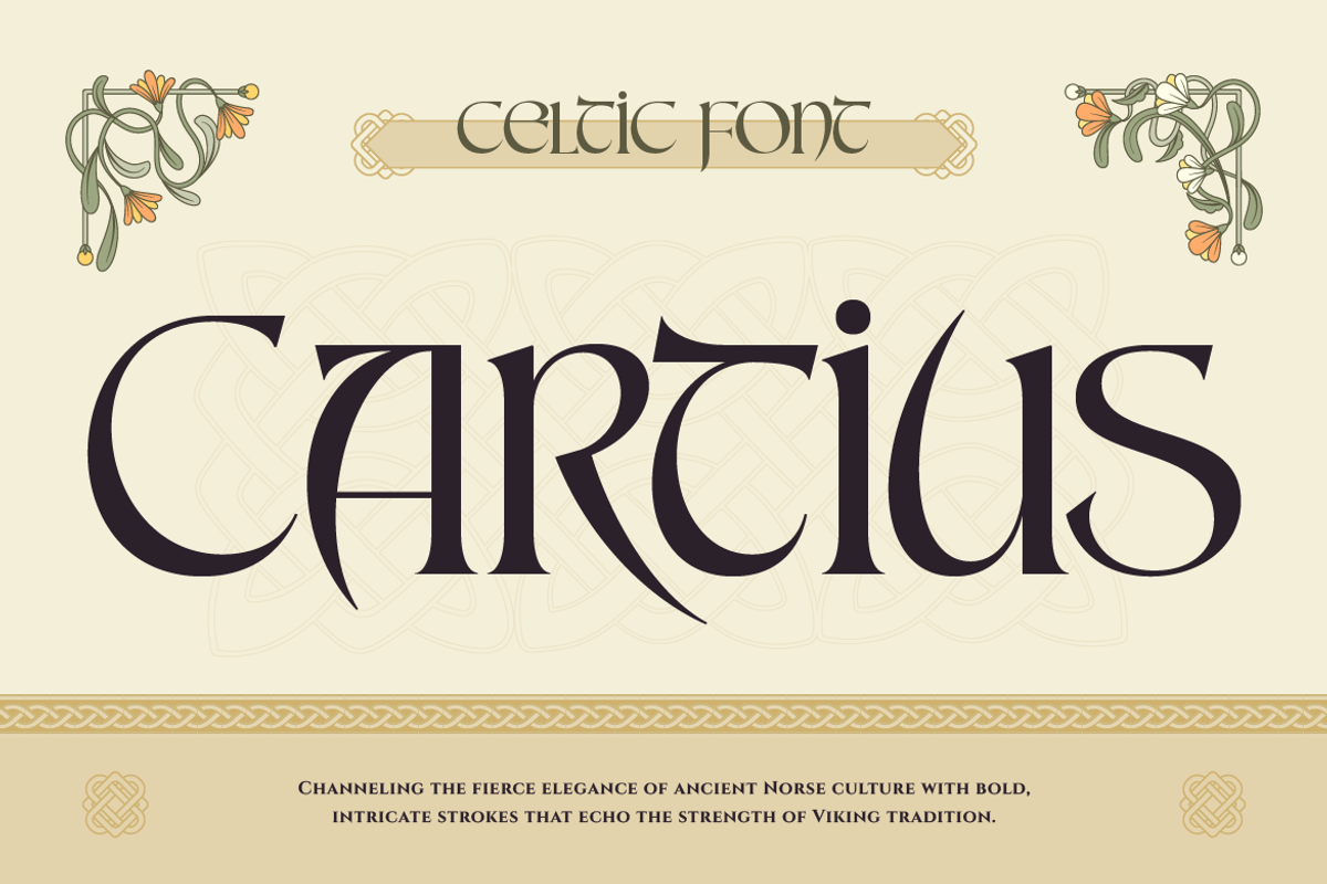 Cartius, a Serif Font by Burntilldead (Photo 1 of 12)