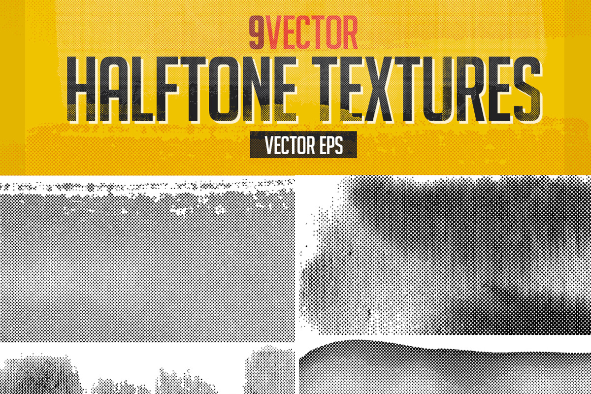 Vector Halftone Textures