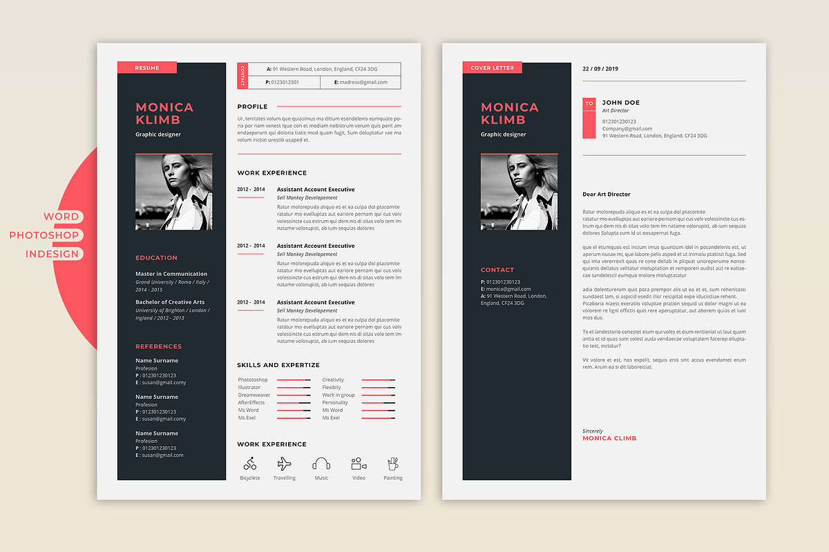 Resume Template Word, a Resume Template by Astut (Photo 3 of 4)