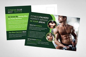 Fitness Postcard