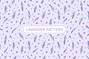 French Lavender Flower Pattern, a Pattern Graphic by Viaireshop (Thumbnail 1 of 5)