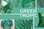 GREEN TROPIC seamless patterns, a Pattern Graphic by ANAKOTO (Thumbnail 6 of 14)