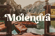 Molendra - Display Serif Typeface, a Serif Font by Artchitype Studio (Thumbnail 1 of 17)