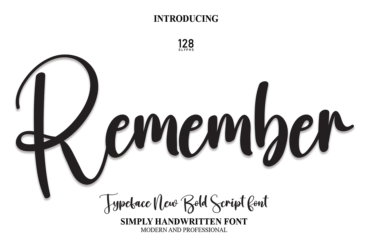 Remember | Script Font, a Script Font by Scratchones (Photo 1 of 8)