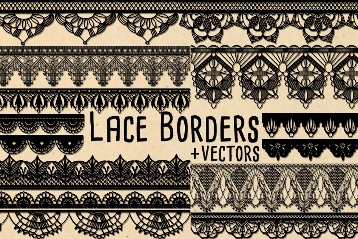 Vector Lace Border Clipart Lace, an Object Graphic by Paper Element (Photo 2 of 3)