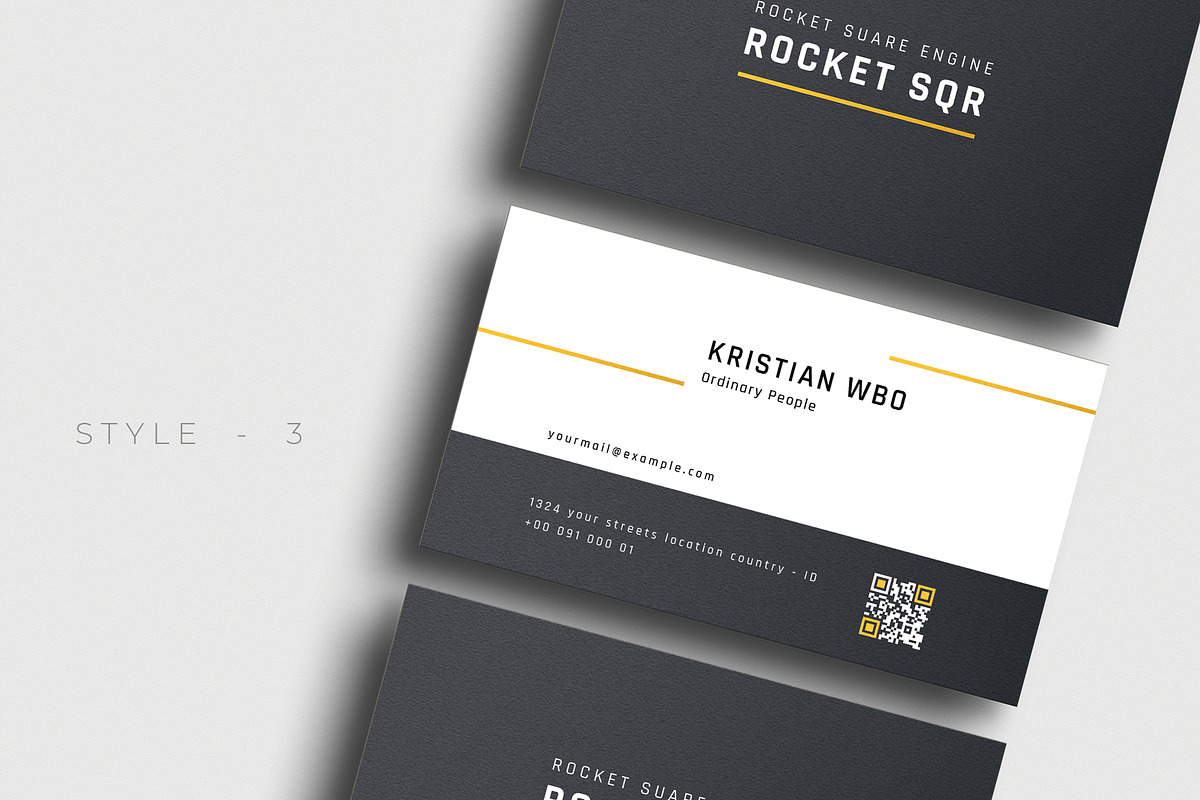 Premium Style Business Card - V.47, a Business Card Template by Ctrl space studio (Photo 4 of 6)
