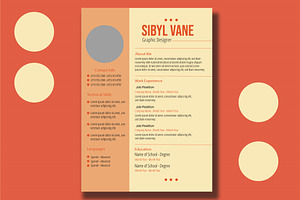 Modern Resume Template, a Templates & Theme by studiogstock