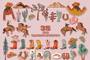 Western Whimsy, a Pattern Graphic by MSNTY STUDIOX (Thumbnail 6 of 26)