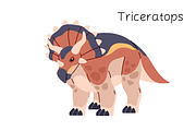 Dinosaurs, big ancient animals set, an Animal Illustration by PaperTrident (Thumbnail 13 of 19)