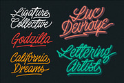 Silent Fighter - 3D Layered Font, a Script Font by Mikrojihad Typography (Thumbnail 8 of 19)