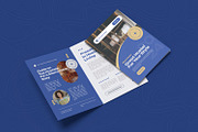 Blue Hostel Bifold Brochure, a Brochure Template by Esensifiksi.studio (Thumbnail 2 of 3)
