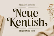 Neue Kentish | Elegant Serif Font, a Serif Font by Graptail (Thumbnail 1 of 12)