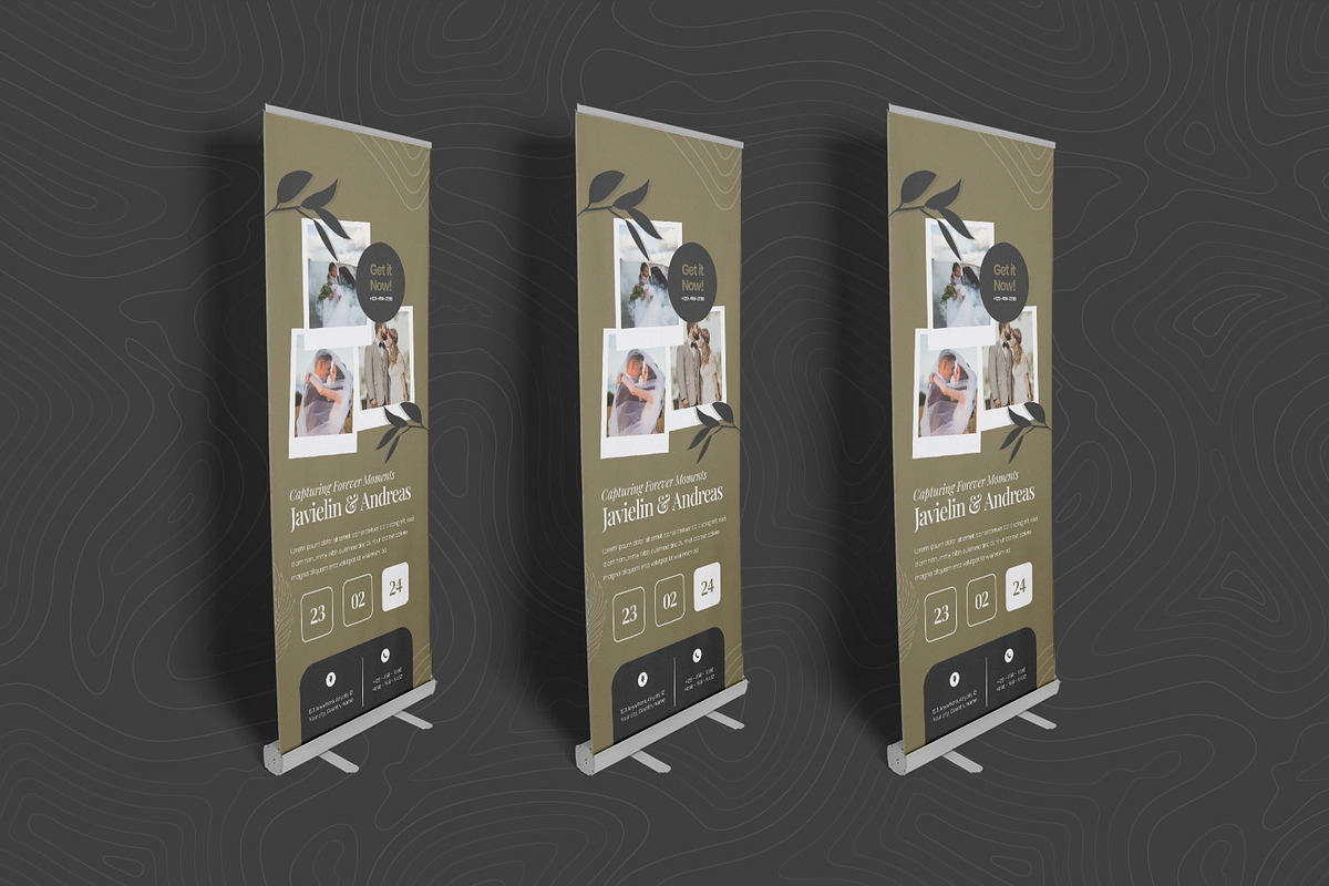 Capture The Moment Roll Up Banner, a Print Template by Esensifiksi.studio (Photo 2 of 2)