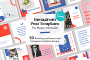 Modern Minimalist Instagram Template, a Social Media Template by thetrendytemplate (Thumbnail 1 of 5)