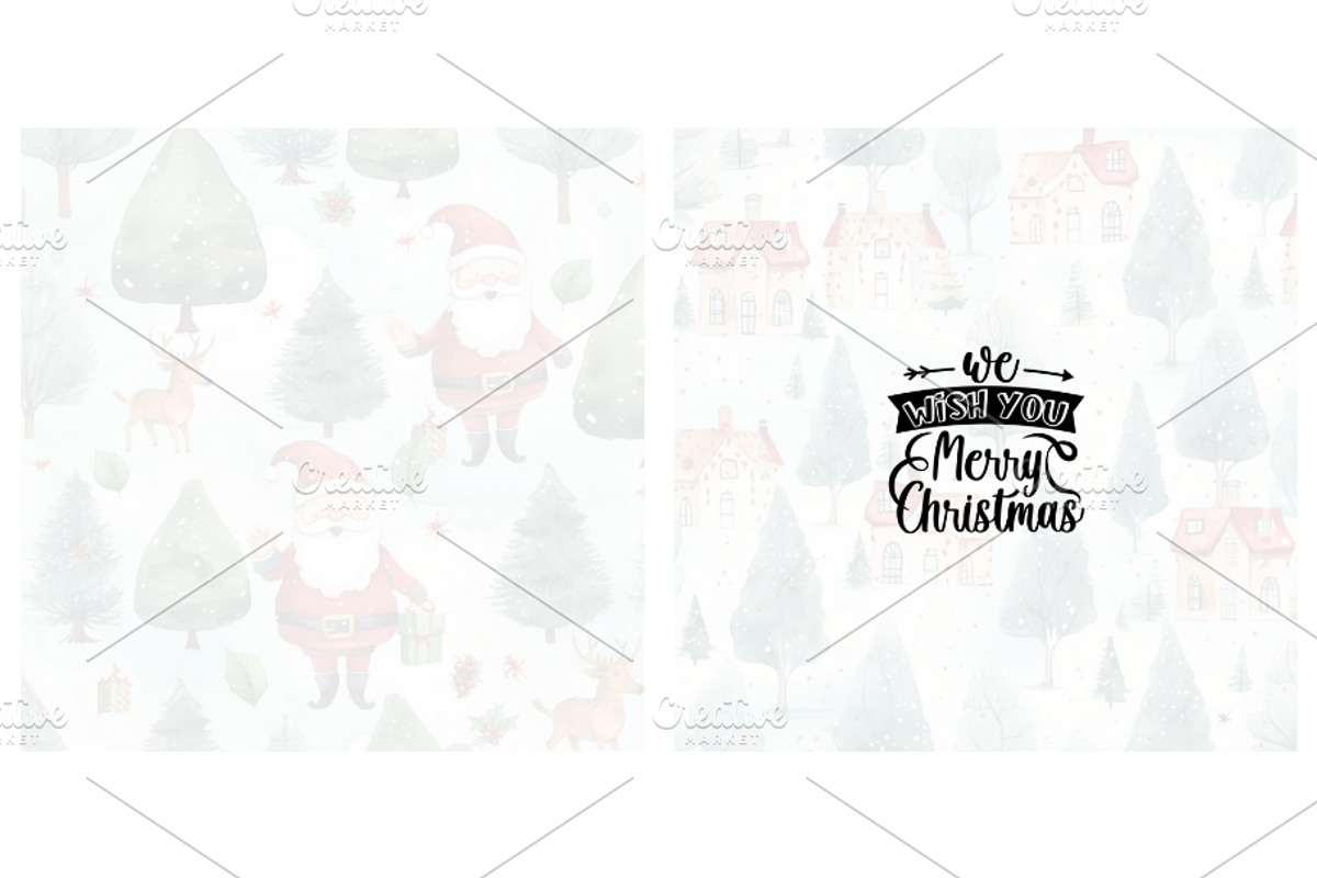 Christmas Card Design Bundle 18, a Card Template by Jay Major Designs (Photo 9 of 10)