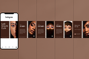 Brown Lash artist Instagram Template, a Social Media Template by My Template Studio (Thumbnail 14 of 18)
