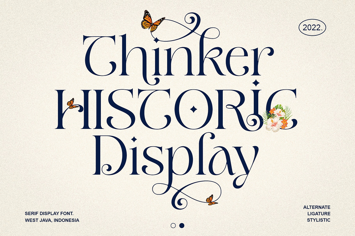 Thinker Historic, a Serif Font by INKSUN™ (Photo 1 of 8)