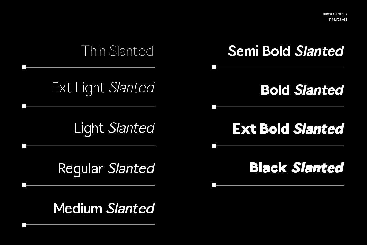 Nacht Grotesk | Geometric Sans Serif, a Sans Serif Font by Romiecreative (Photo 2 of 12)