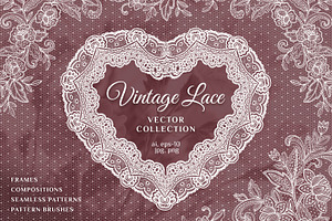 Vintage Lace. Vector collection, a Pattern Graphic by Molly art