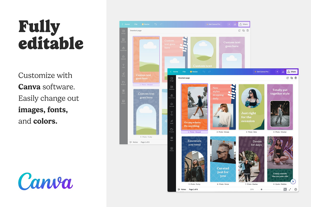 Instagram Social Media Templates, a Social Media Template by Dandymark (Photo 3 of 8)