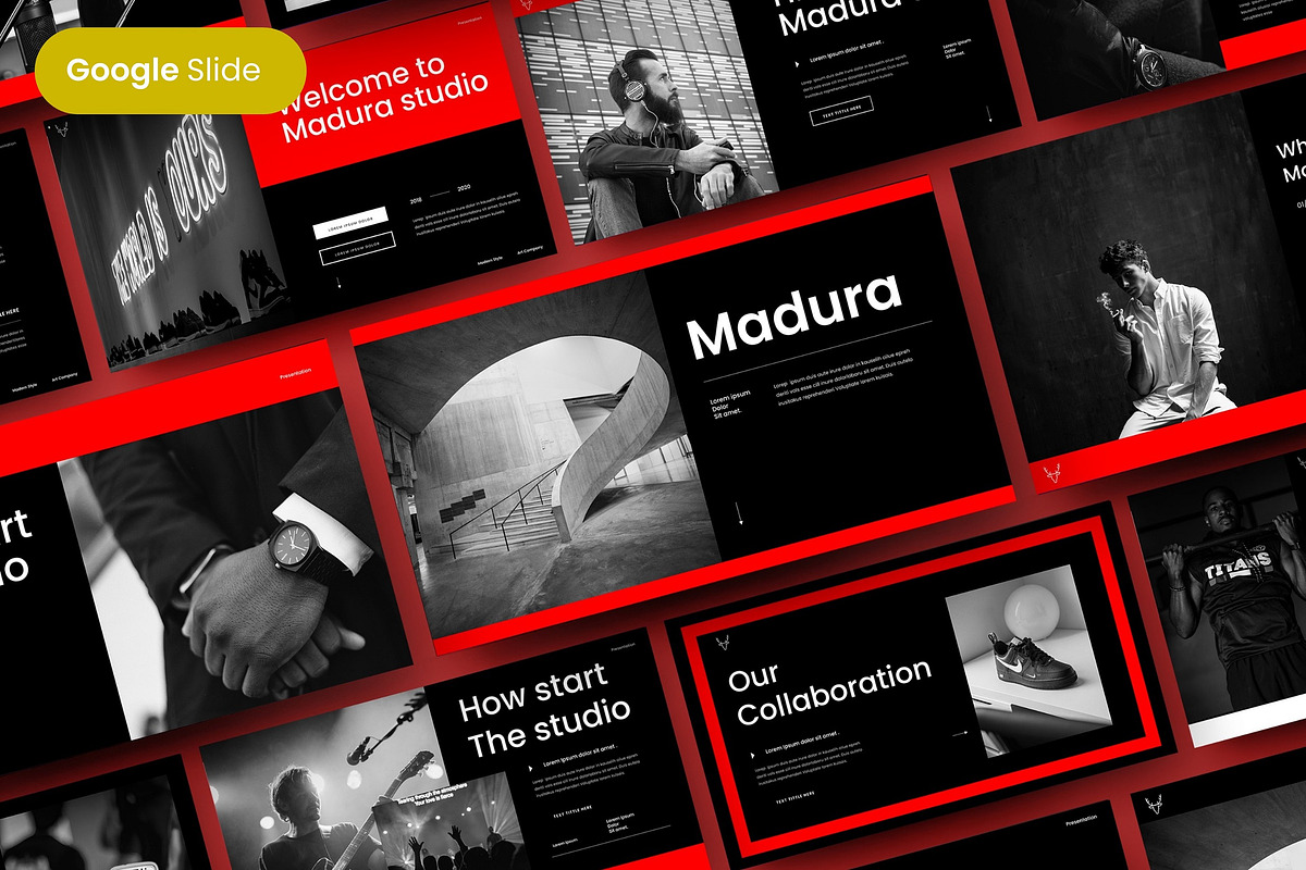 Madura - Business Google Slide, a Presentation Template by Dens Creative Studio (Photo 1 of 6)