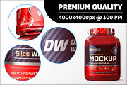 5lb Whey Protein Jar Mockup C2-Pro, a Packaging Mockup by Design Warlord (Thumbnail 12 of 16)