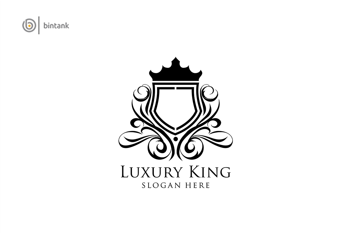 Luxury Shield, Royal Gold Logo, a Branding & Logo Template by Bintank Studio (Photo 3 of 3)