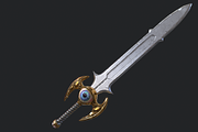 5 Fantasy Stylish Sword -PBR-, an Object 3D Model by TFE Game Art (Thumbnail 7 of 15)
