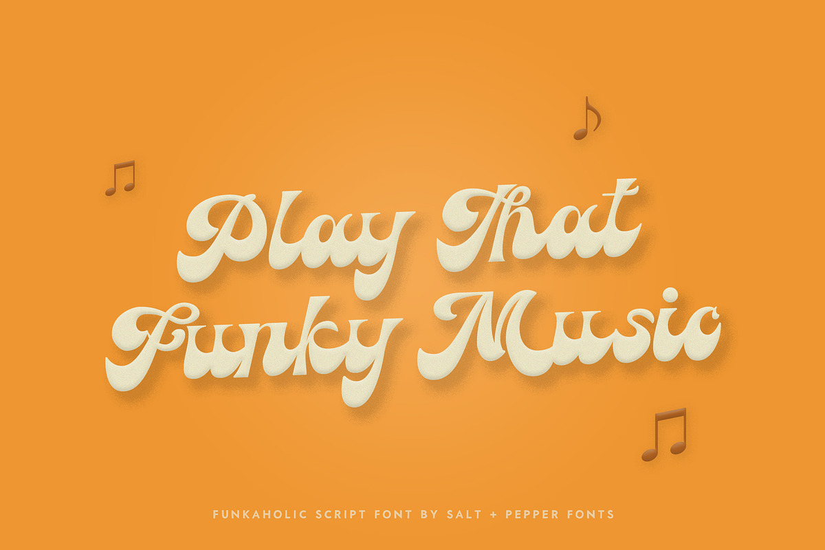 Funkaholic Font, a Script Font by Salt & Pepper Designs