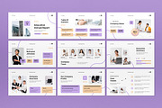 White Modern Annual Report PPT, a Presentation Template by graphicook (Thumbnail 2 of 5)