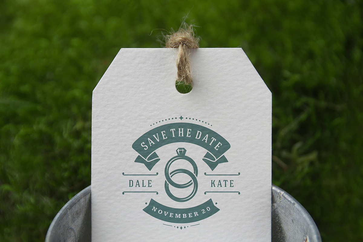 18 Wedding Logos and Badges, a Branding & Logo Template by Vasya Kobelev (Photo 6 of 14)