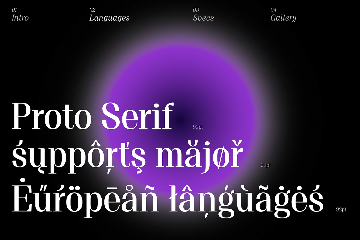 Proto Serif Semi-Bold, a Serif Font by Bukva™ Type Foundry (Photo 3 of 13)